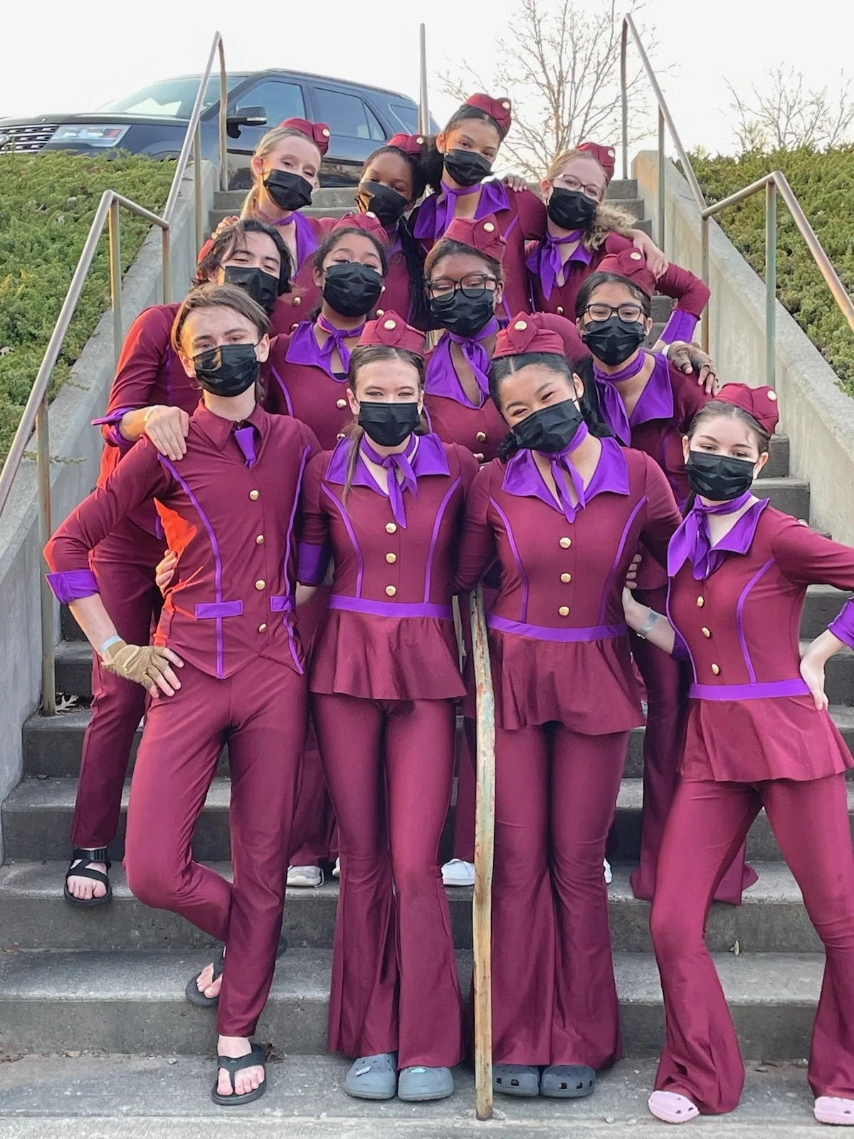 '22 Chattahoochee HS Winterguard Team